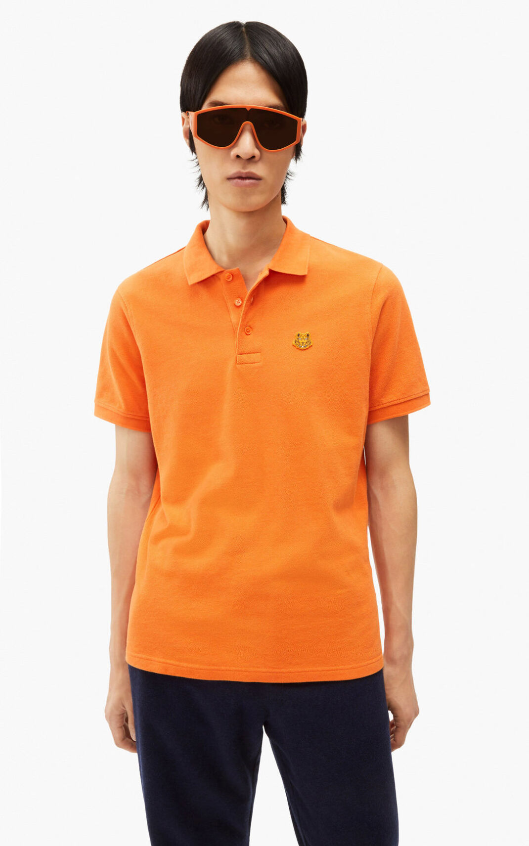 Polo Kenzo Tiger Crest Hombre Naranjas - SKU.5225554